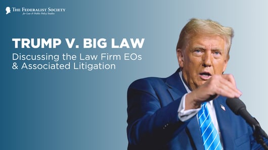 Click to play: Trump v. Big Law
